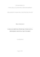 prikaz prve stranice dokumenta Cjelogodišnji sportski turizam na primjeru destinacije Velebit
