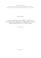 prikaz prve stranice dokumenta Uloga odnosa s javnošću u razvoju nacionalnog brenda na primjeru malih i obiteljskih hotela u Hrvatskoj