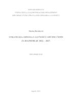 prikaz prve stranice dokumenta Strategija odnosa s javnošću Općine Čepin za razdoblje 2022. - 2027.