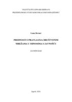 prikaz prve stranice dokumenta Prednosti upravljanja društvenim mrežama u odnosima s javnošću